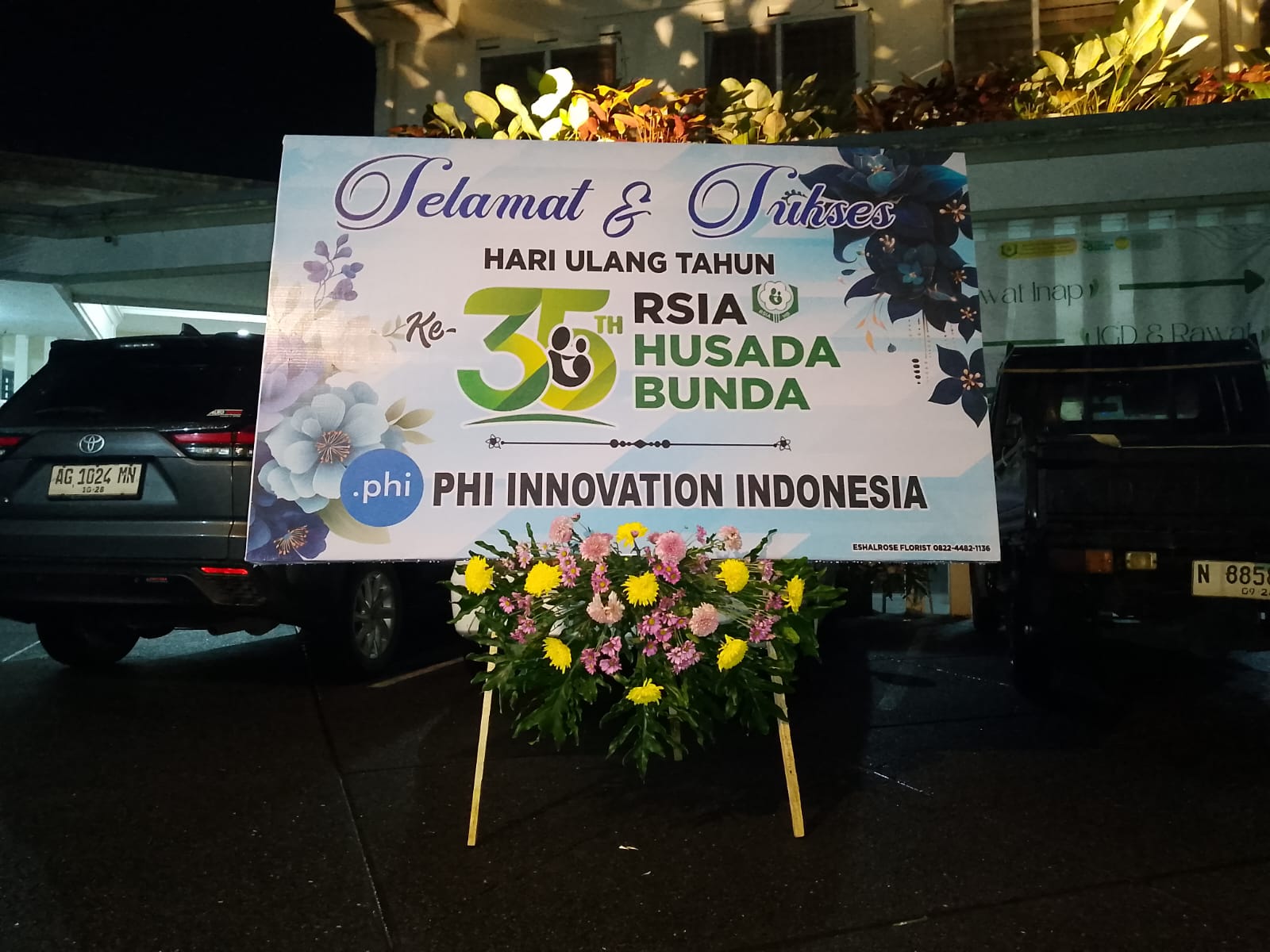 Bunga Papan Ulang Tahun HUT-P001