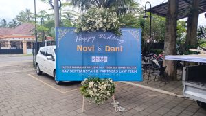 Bunga Papan Pernikahan PNK-P003